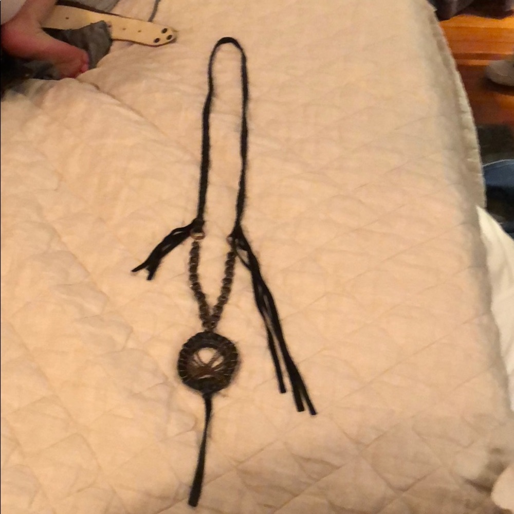 Leather Braided Dream catcher Boho Style